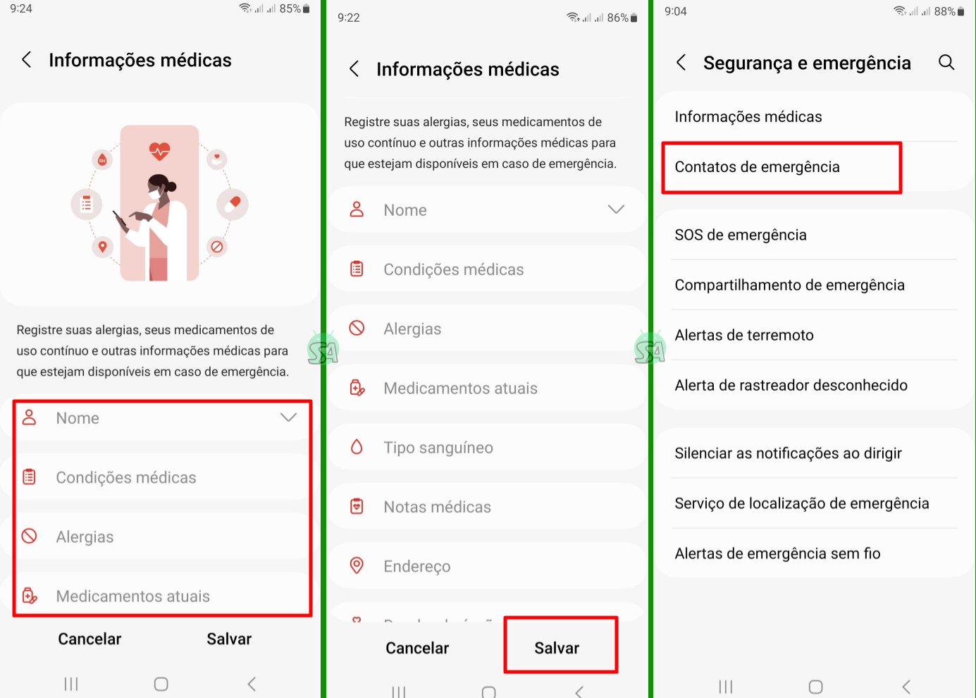 Como adicionar informações de emergência ao seu telefone Android