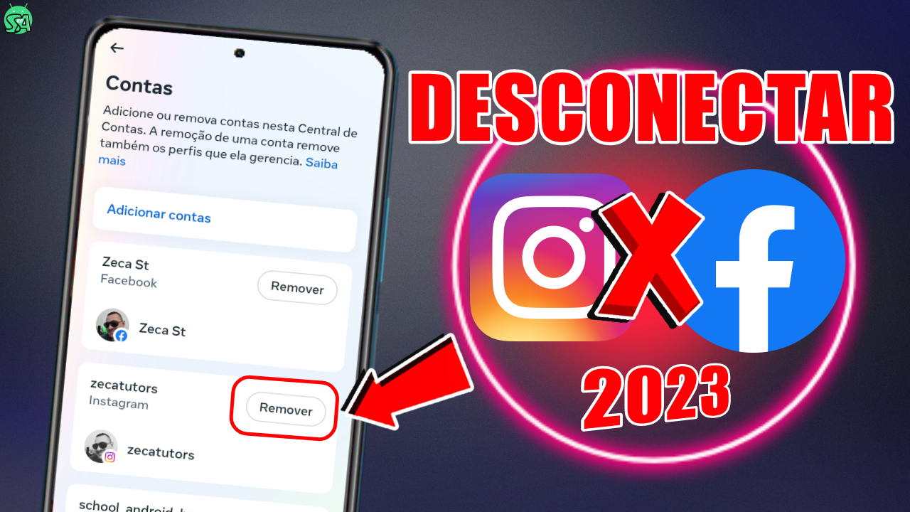 Como desconectar Facebook do Instagram