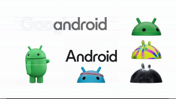 Android com novo logotipo