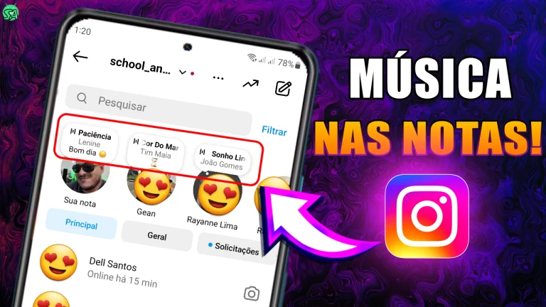 Como colocar música nas Notas do Instagram nova função