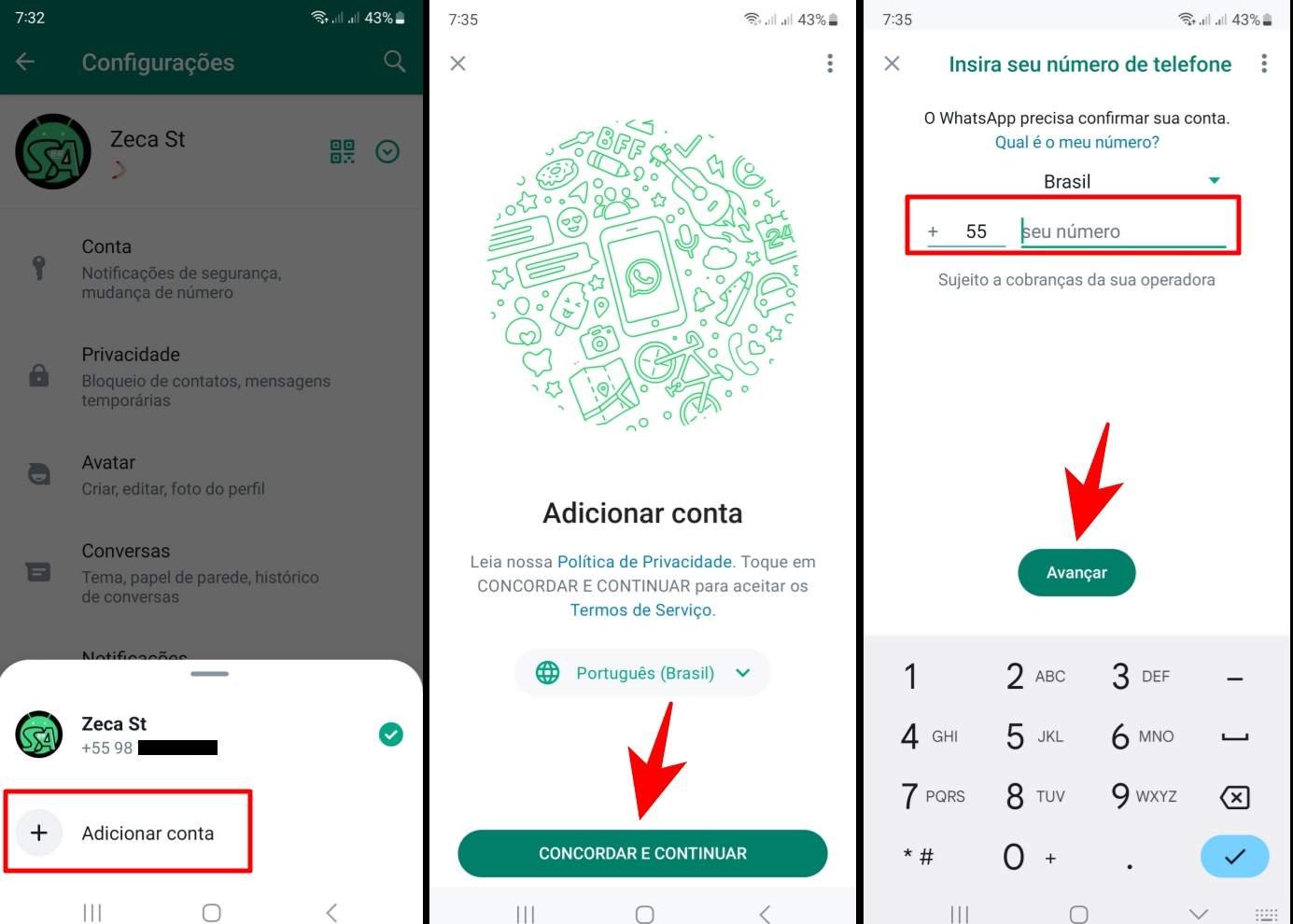 Como usar duas contas no WhatsApp no mesmo celular