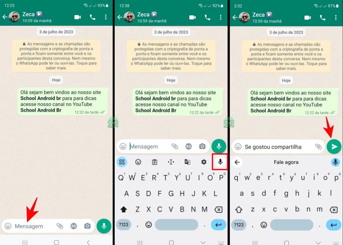 Como mandar mensagens sem digitar no WhatsApp