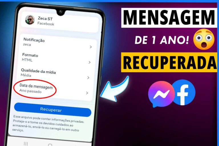 Como recuperar mensagens apagadas do Messenger