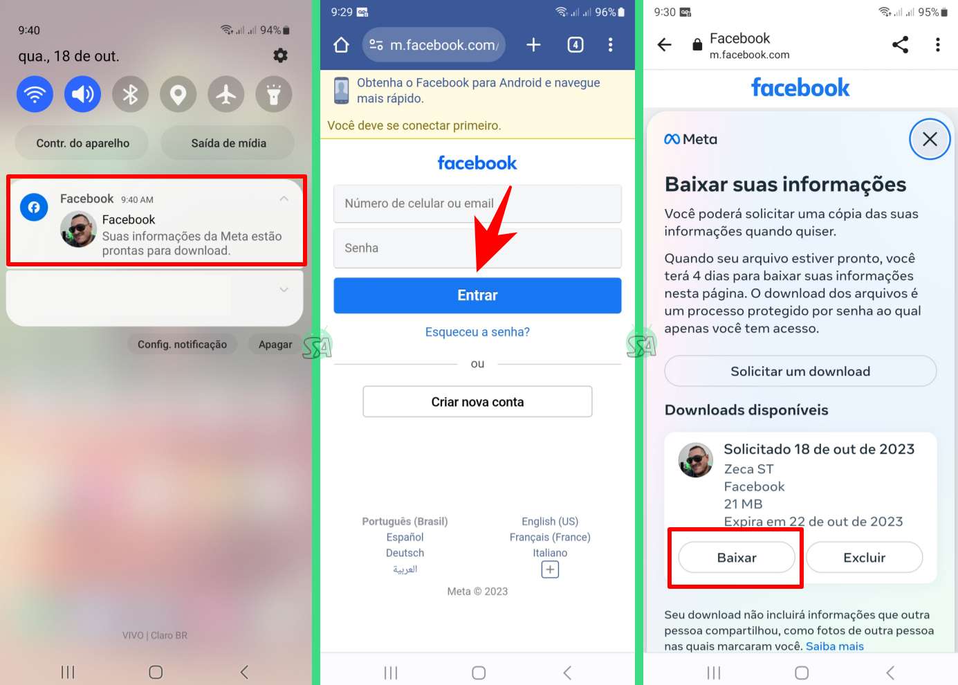 Como recuperar mensagens apagadas do messenger