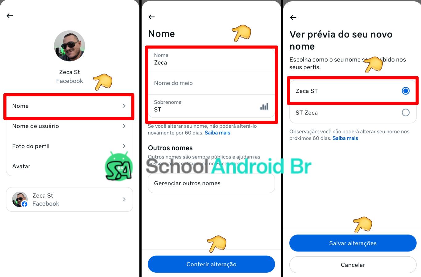 Como mudar nome no Facebook: Guia passo a passo - School Android Br Mudar nome no Facebook