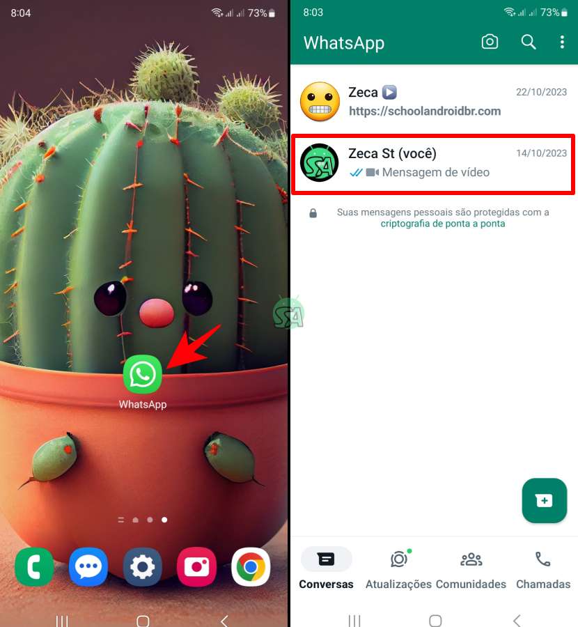 Como enviar áudio com visualização única no WhatsApp