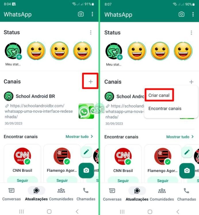 Como criar um canal no WhatsApp