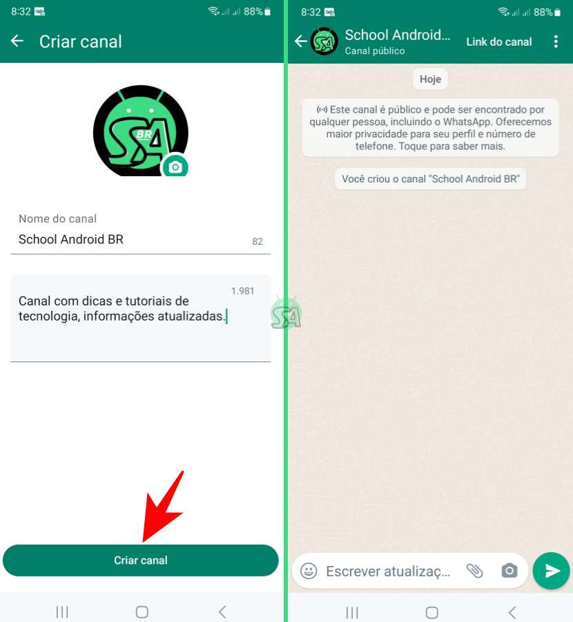 Como criar um canal no WhatsApp