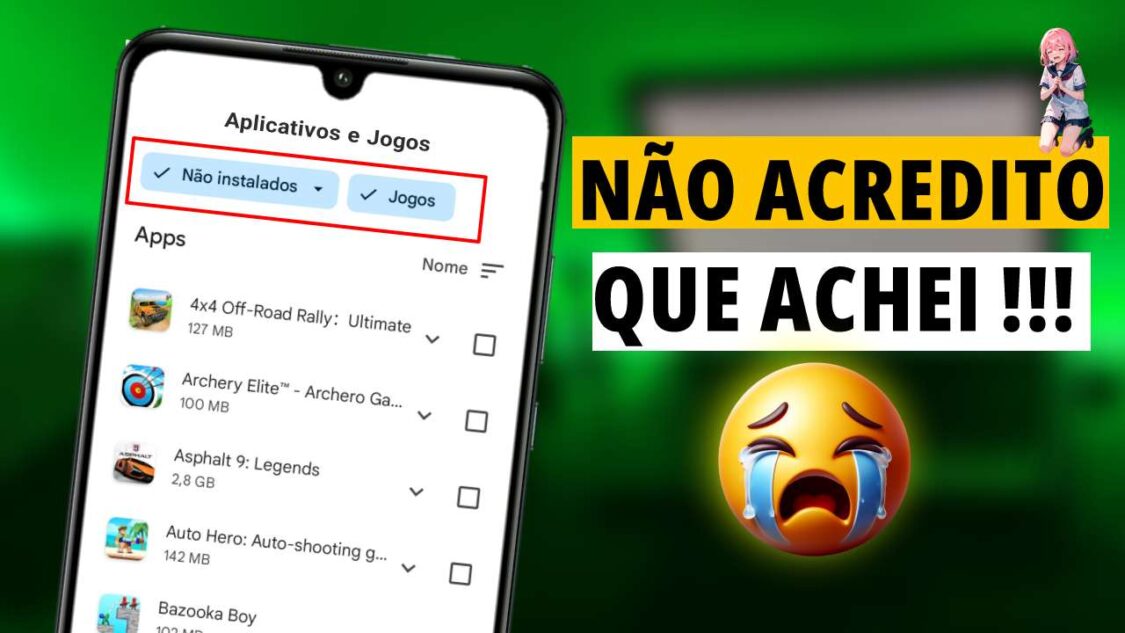 Como recuperar aplicativos e jogos no Android desinstalados