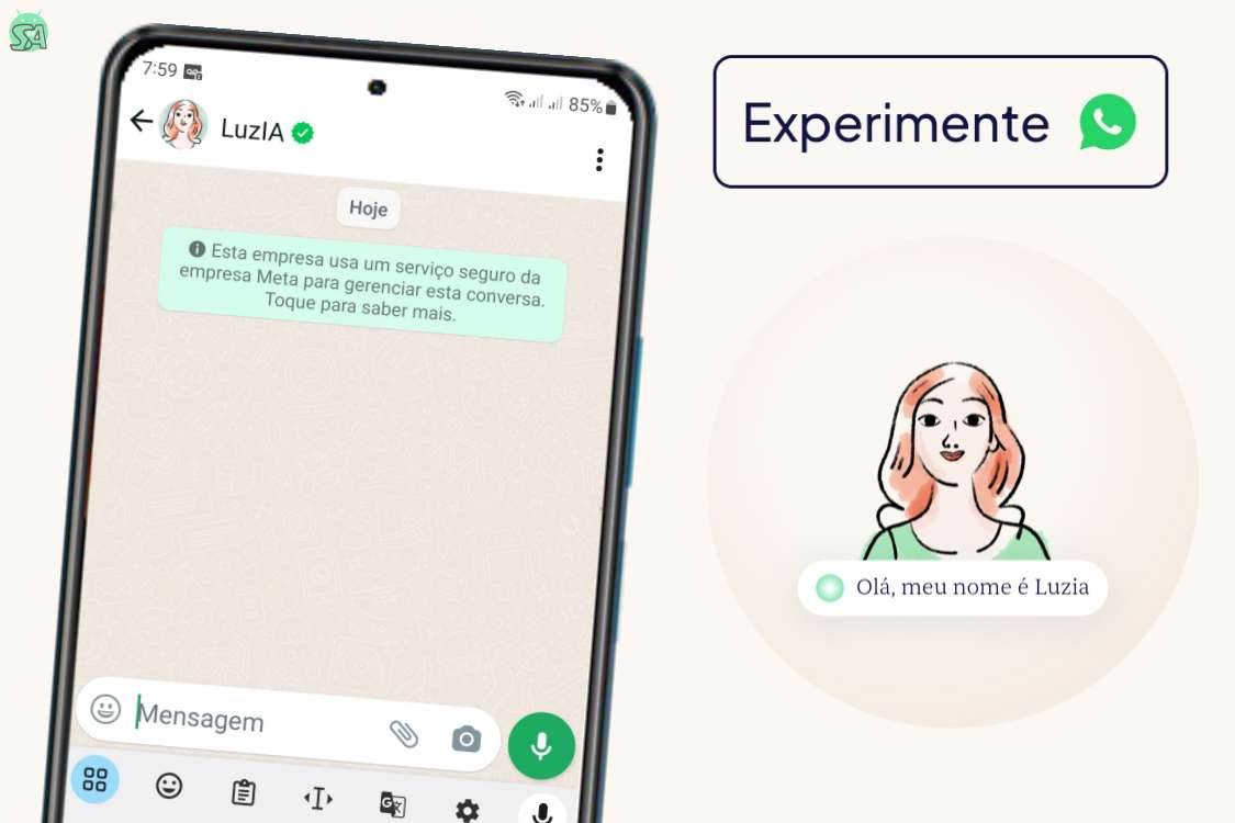 Adicione Inteligência Artificial ao seu WhatsApp - LuzIA