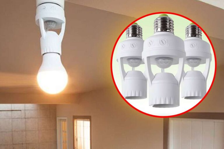 Ilumine seu espaço com eficiência: Bocal de lâmpada com sensor de presença!
