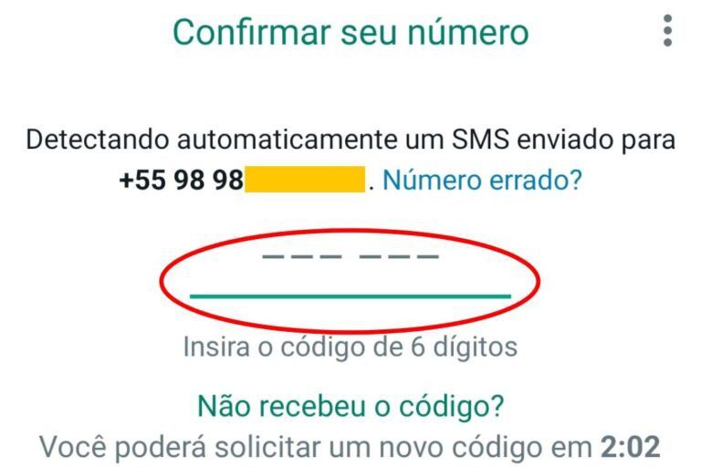 Não recebe o código de confirmação do WhatsApp? Resolvido!