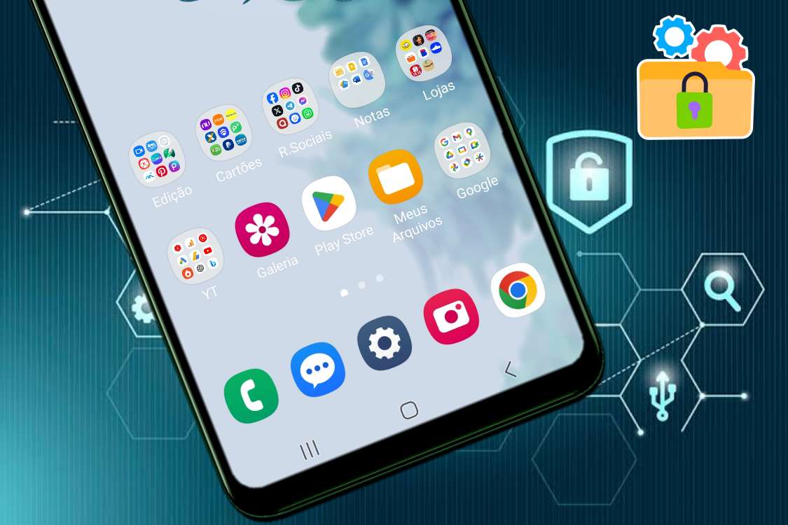 Como ativar pasta segura em celulares Samsung Galaxy