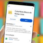 captura de tela ColorNote na loja Google Play