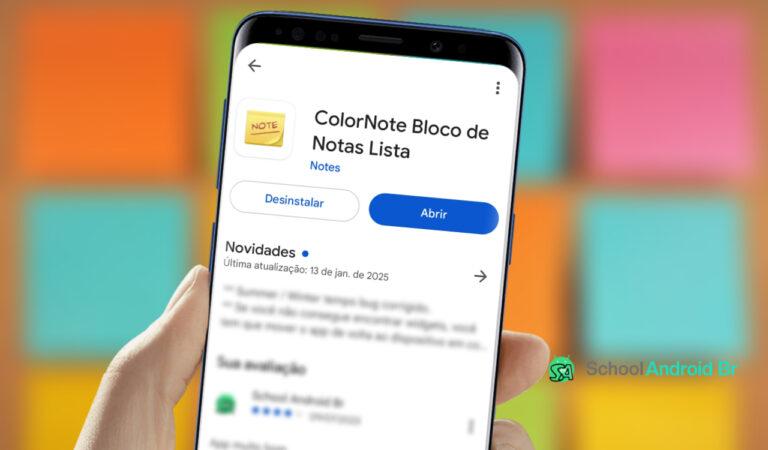 captura de tela ColorNote na loja Google Play