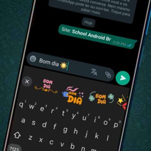 Como configurar sugestões de adesivos no Gboard