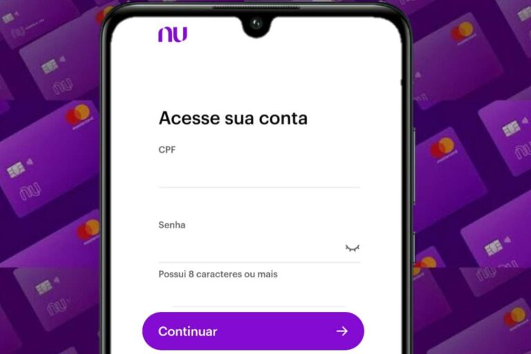 como mudar a senha de acesso do app nubank