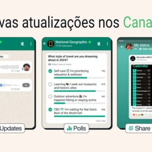 WhatsApp novas atualizações nos canais