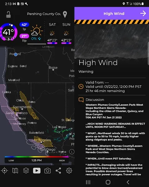 MyRadar integrado ao Android Auto para auxiliar com clima perigoso