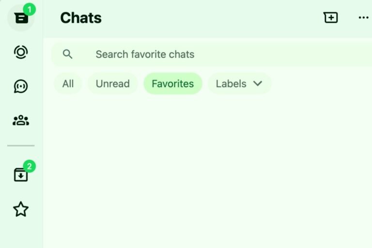 WhatsApp WEB recurso de filtragem de contatos favoritos - school android br