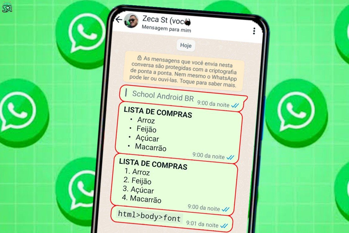 WhatsApp novos formatos de texto, veja como usar