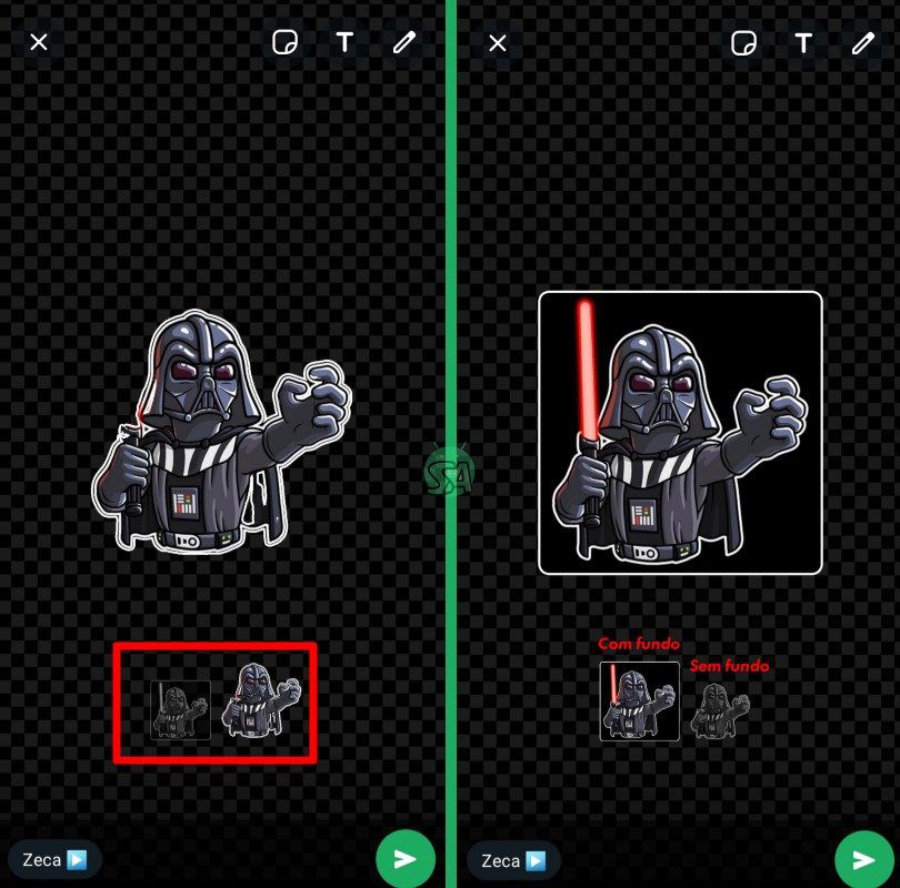 Criar e editar figurinhas no proprio WhatsApp