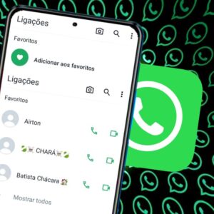 WhatsApp seção de favoritos nas chamadas do Android