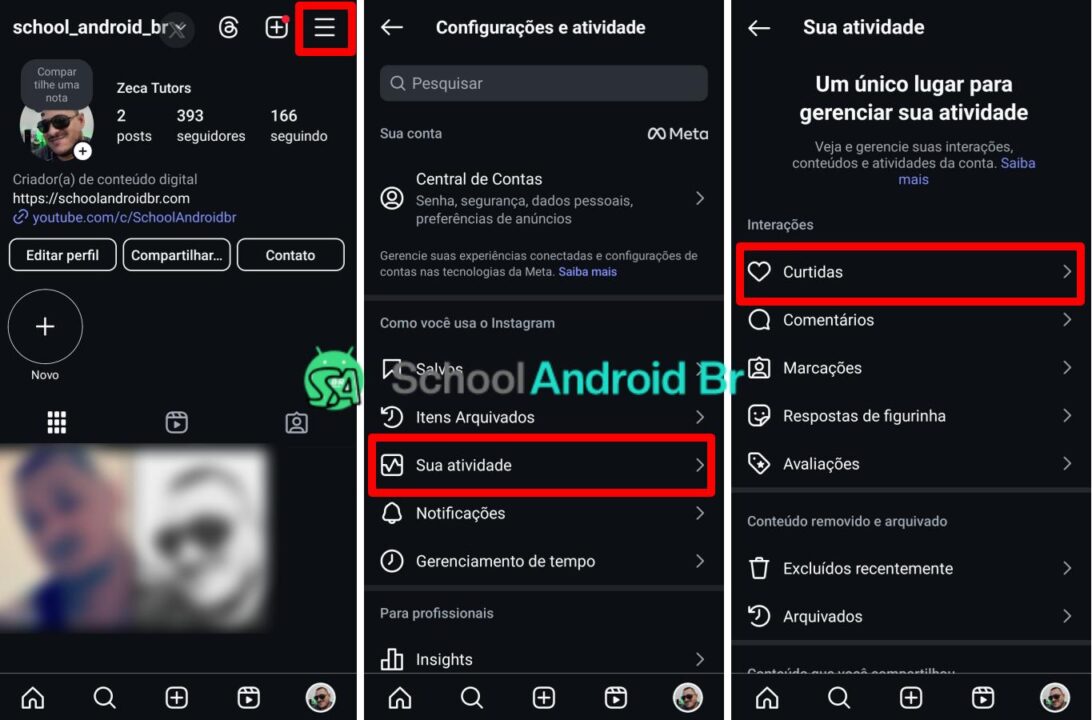 Como ver todas as curtidas no Instagram: Guia - School Android Br acessar todas as curtidas no Instagram
