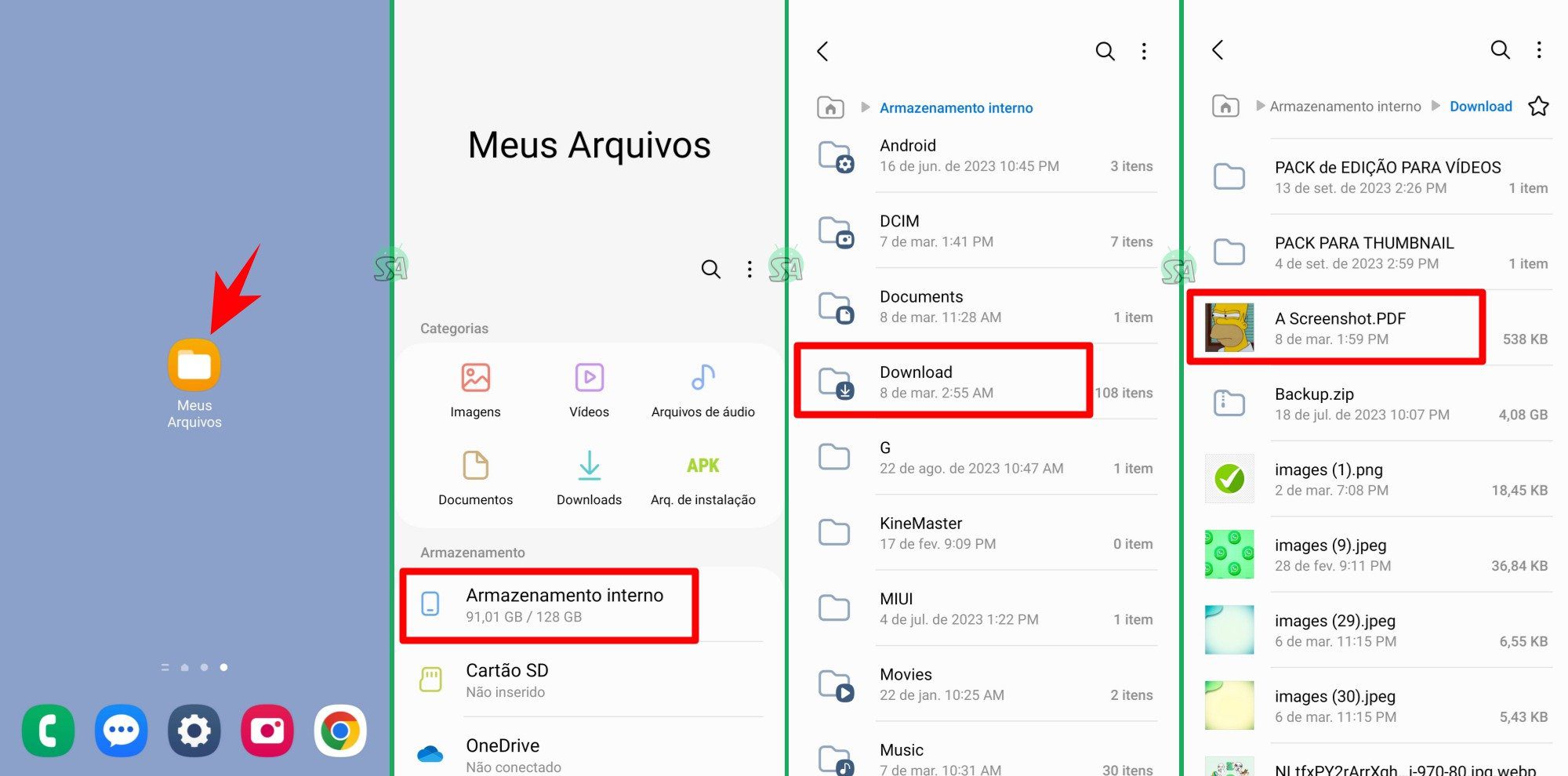 como transformar imagens para pdf com o celular - school-android-br