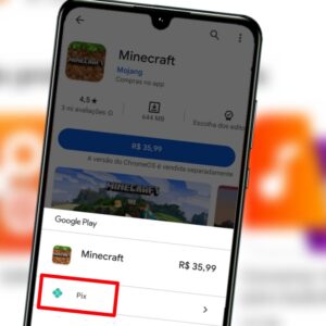 como usar pix na play store