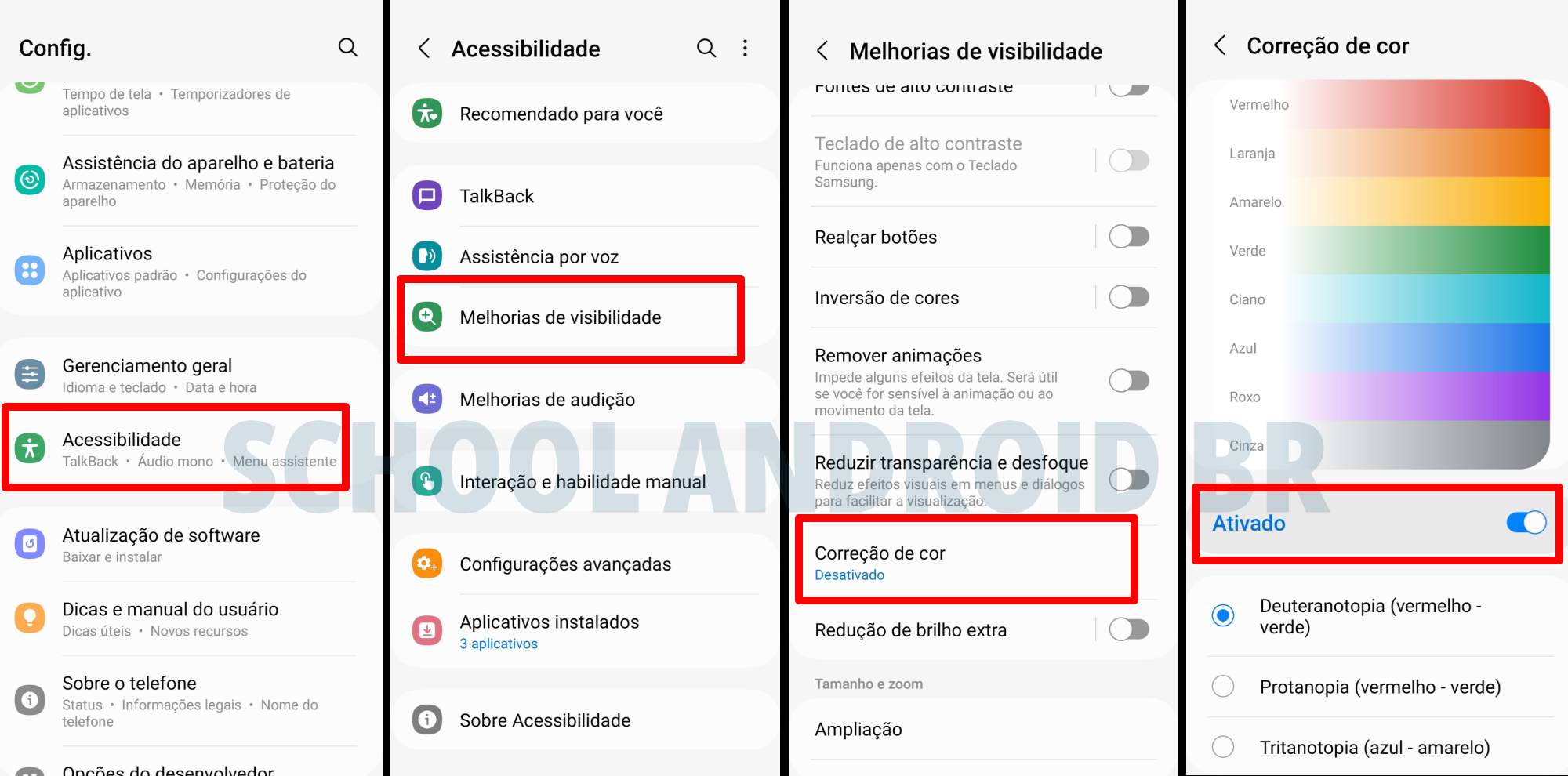 Como alterar a cor dos balões de texto no Google Mensagens - School Android Br