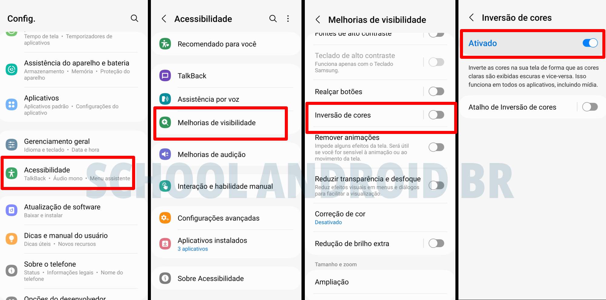 Como alterar a cor dos balões de texto no Google Mensagens - School Android Br