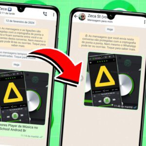 Compartilhar imagens e vídeos no WhatsApp sem o texto