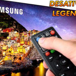 Como desativar legendas da Smart TV Samsung