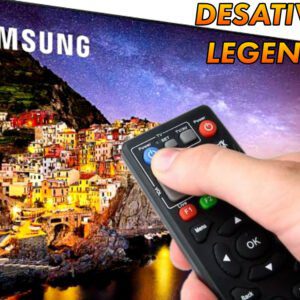 desativar legendas da Smart TV Samsung