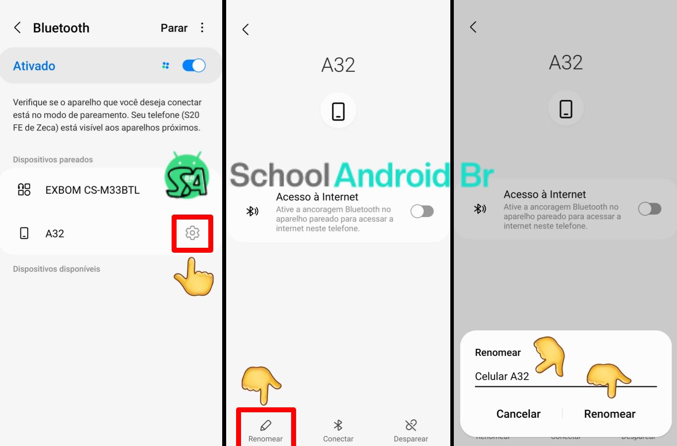 Como renomear e parear dispositivos Bluetooth no Android e Windows - School Android Br renomear dispositivos bluetooth no Android