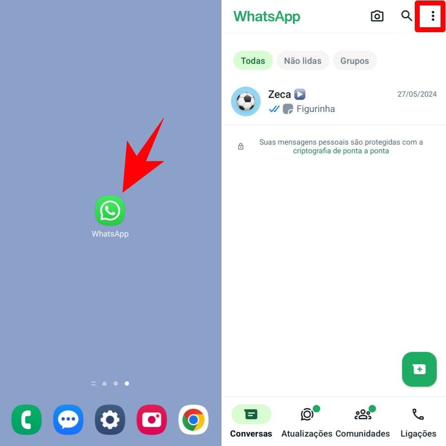 Como silenciar números desconhecidos no WhatsApp