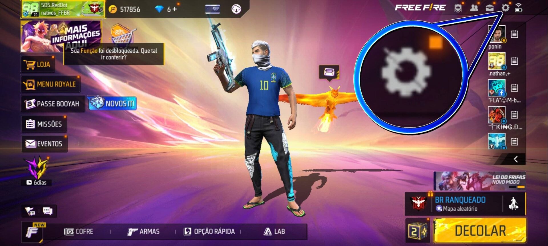 Como ativar a função de otimização de Rede no Free Fire: Guia - School Android Br Como ativar a função de Rede do Free Fire