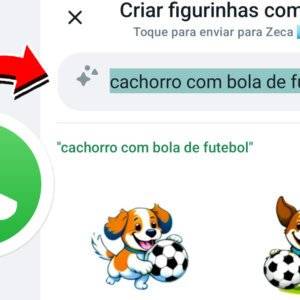 Como criar figurinhas com IA no WhatsApp