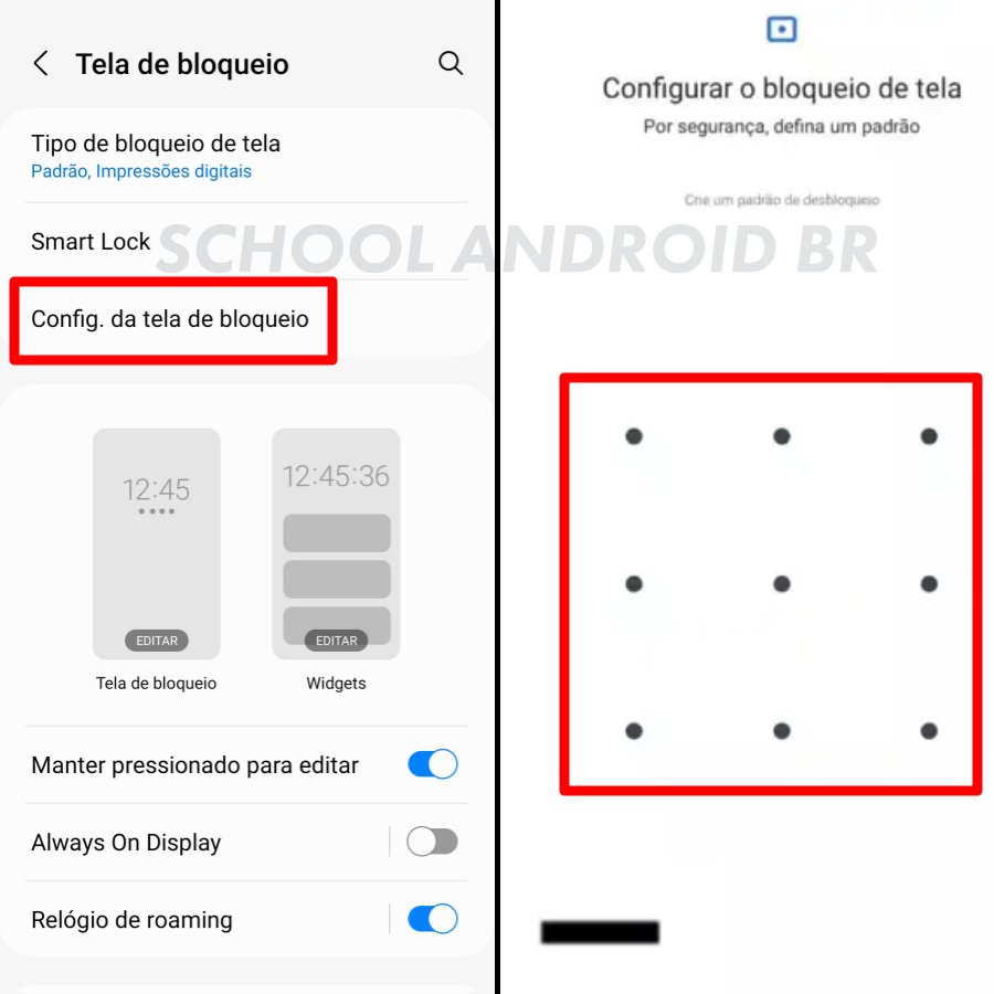 Como deixar senha padrão invisível nos celulares Samsung