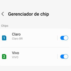 Como escolher qual chip usar internet no Android