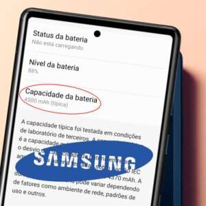 Como saber capacidade (mAh) da bateria em celulares Samsung