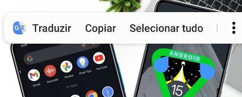 copiar texto de imagem em celulares Samsung