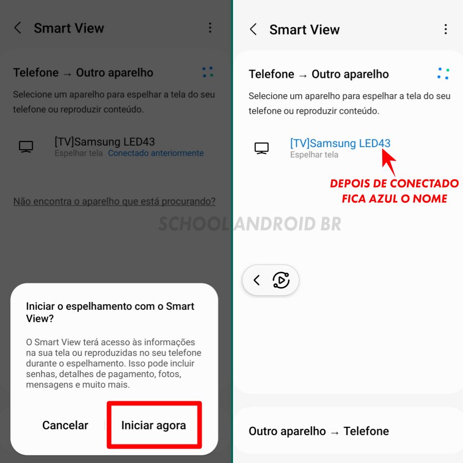 Como espelhar tela do celular Samsung na TV