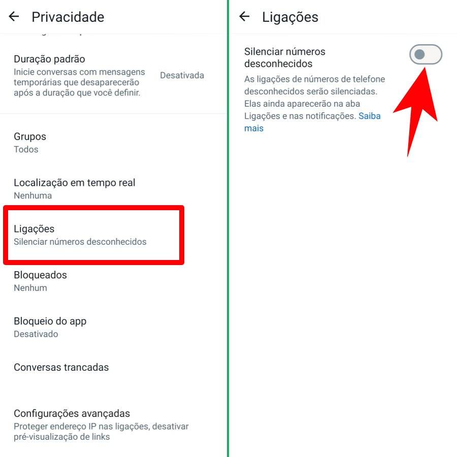 Silenciar número desconhecidos no WhatsApp - Imagem/Crédito: School Android Br