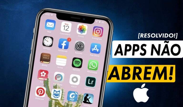 Aplicativos não abrem no iPhone