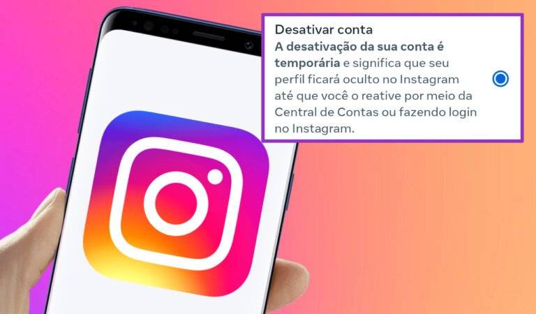 Como desativar Instagram pelo celular e PC