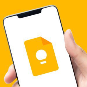 Google Keep com assistência do Gemini Criar Lista