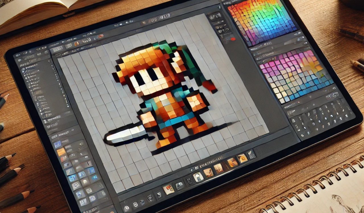 como usar o Pixel Studio