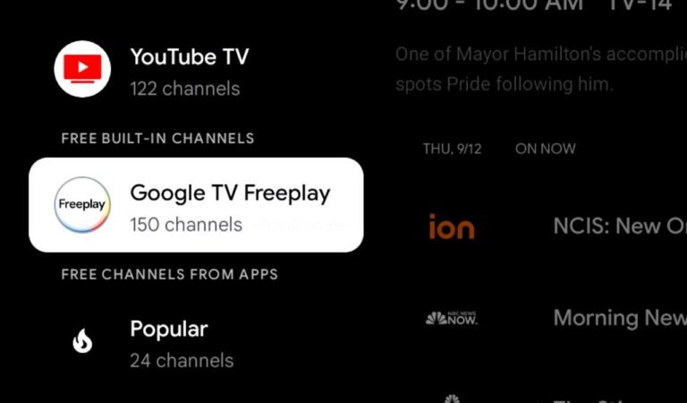 Google TV lança FreePlay